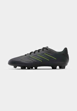 adidas Performance COPA PURE - Fotbollsskor till hårt underlag - core black/solid grey/lucid lemon