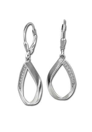 Swing  - Earrings - silberfarben, weiß