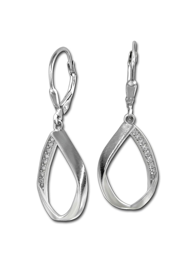 SilberDream Swing  - Boucles d'oreilles - silberfarben, weiß