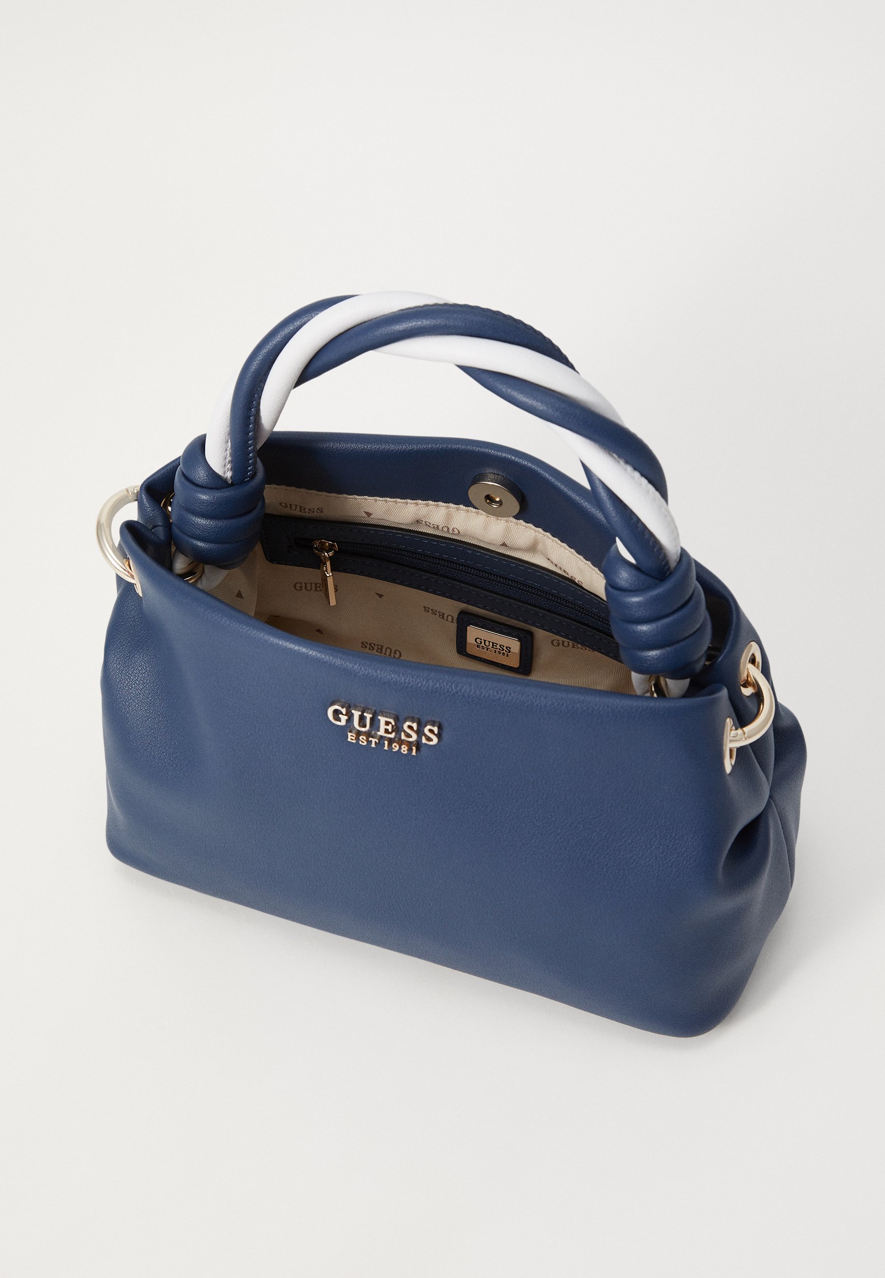 Guess CRUISE VIBE TOP HANDLE XBODY - Handbag - navy/white/bleached
