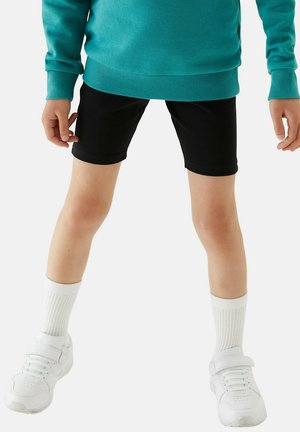 2PK GIRLS' COTTON WITH STRETCH SCHOOL - Shorts - black