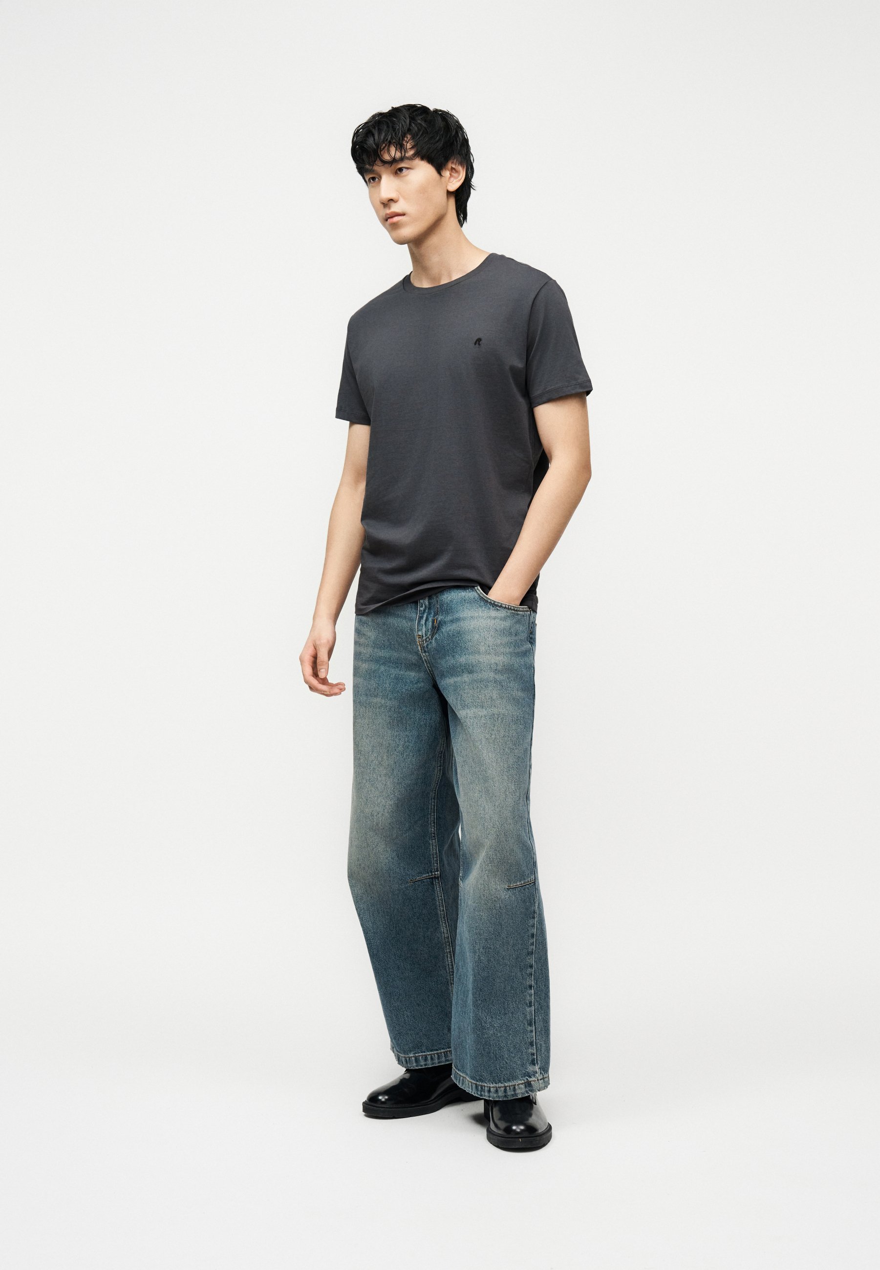 Replay T-Shirt Uomo, Basic Jersey 30/1, Cotone, Vestibilità Classica, Stile Italiano
