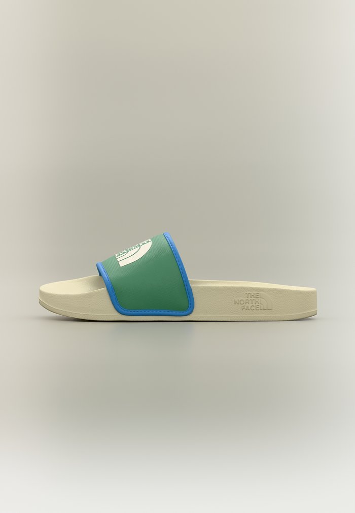 The North Face BASE CAMP SLIDE III UNISEX - Pool slides - desert stone/dimmed algae