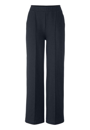 hessnatur RELAXED WIDE   - Pantaloni - marine
