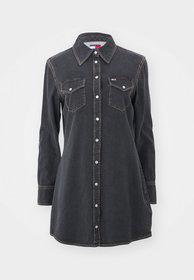 Tommy Jeans Jeansjurken zwart denim/blackdenim