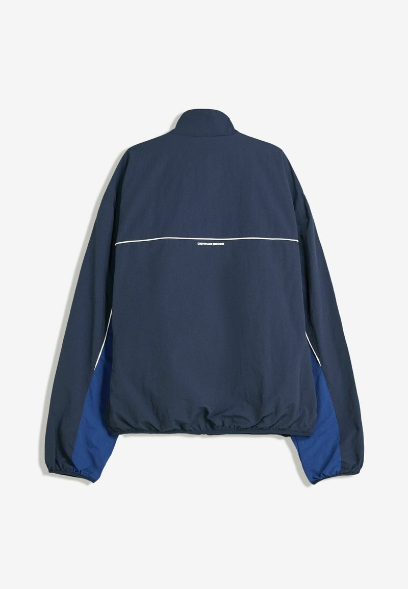 Blouson BERSHKA Bleu Roi Zippé - Taille S (36) - Neuf Sans Étiquettes - Style Coupe-Vent