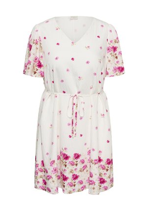 Kaffe Curve, KCROSA - Freizeitkleid - white rose border flower
