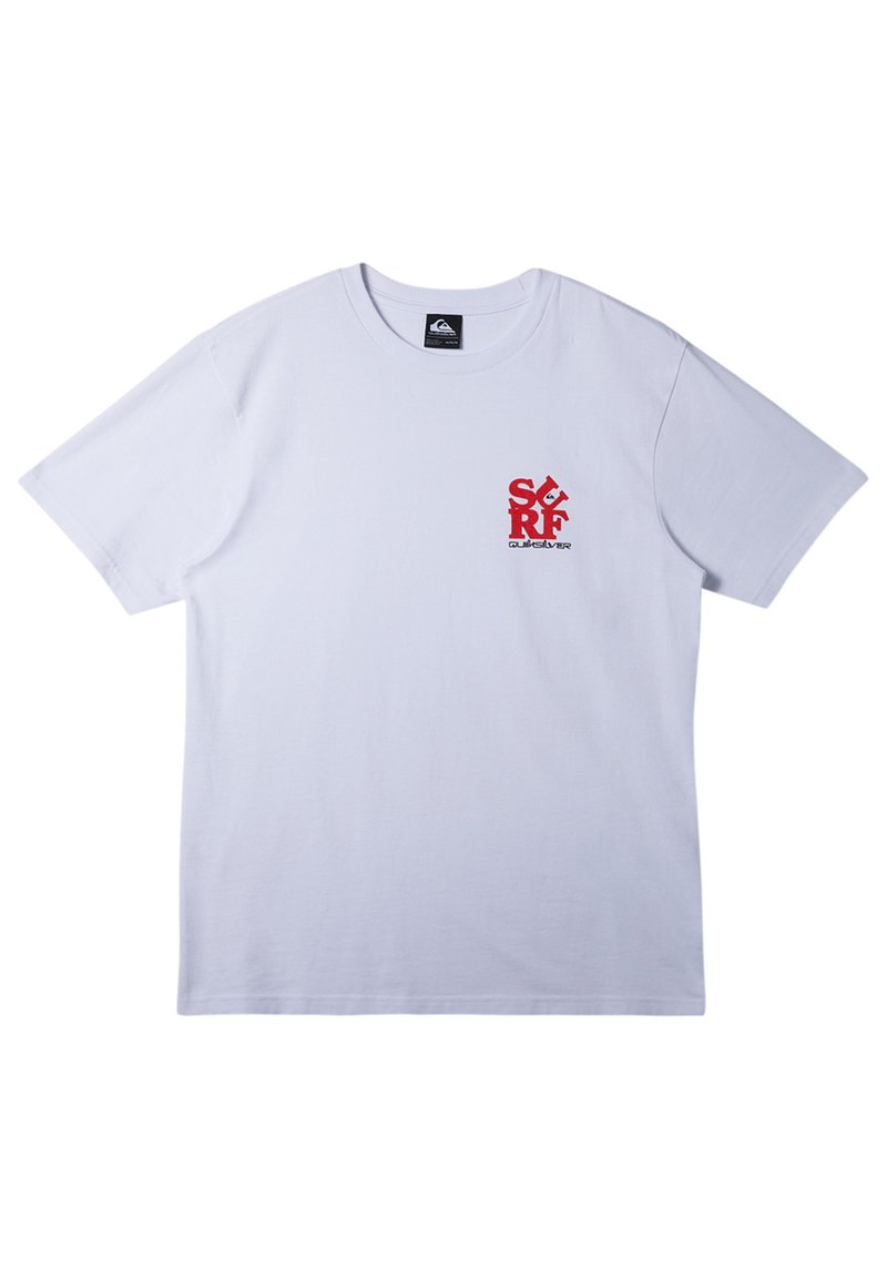 Quiksilver T-shirt print wit Quiksilver T-shirt print wit