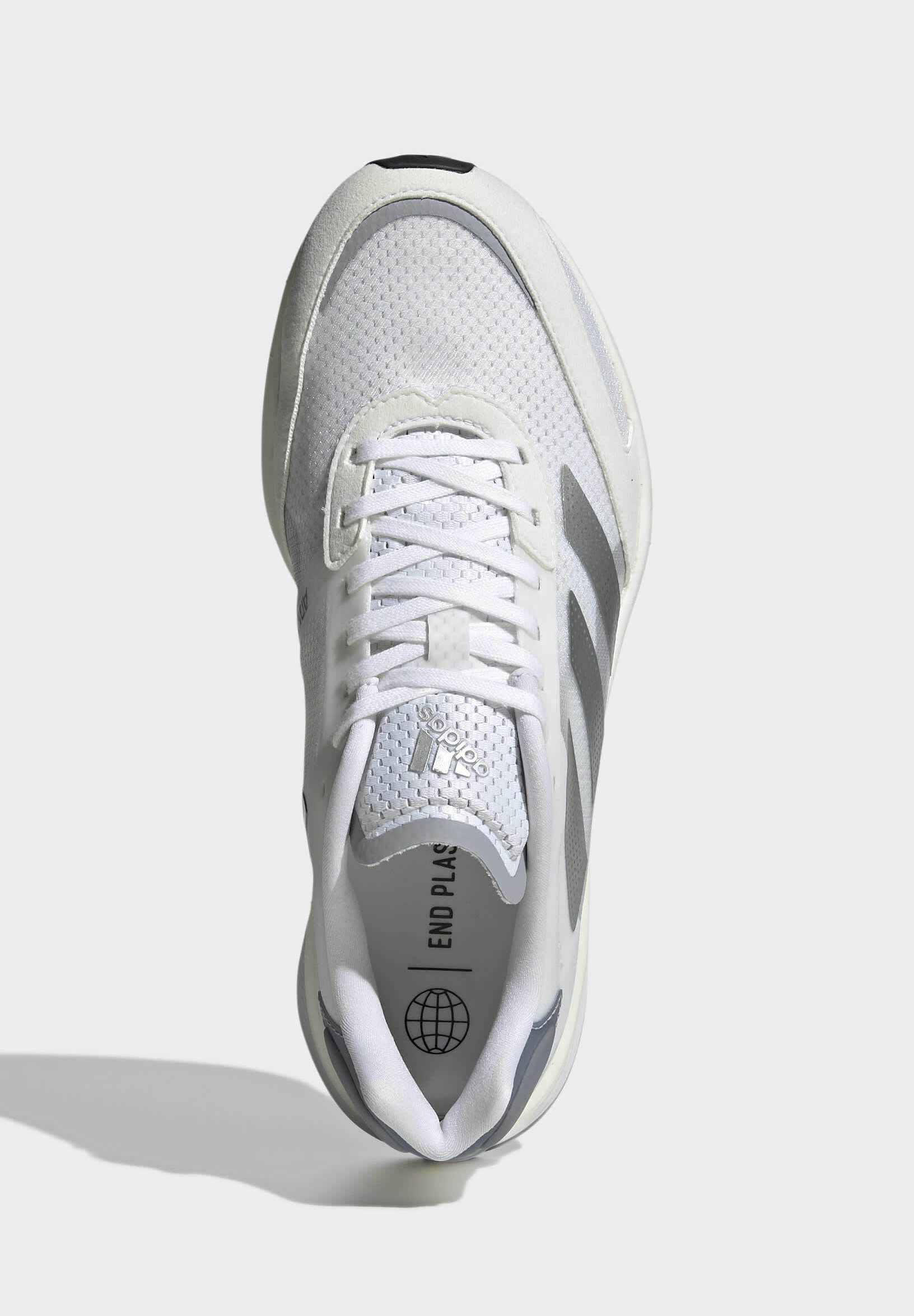 adidas Performance ADIZERO STREET - Laufschuh Stabilität - white/weiß -  Zalando.de