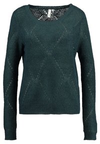 QS Strickpullover - green