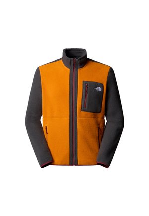 The North Face YUMIORI FULL ZIP - Forro polar - agate orange asphalt gr