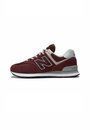 574  - Trainers - burgundy white