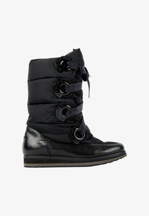 MONCLER, CLOTH SNOW BOOTS BLACK - Bottes de neige - black