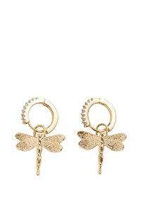FABLE ENGLAND DRAGONFLY CRYSTAL - Korvakorut - blue gold-coloured