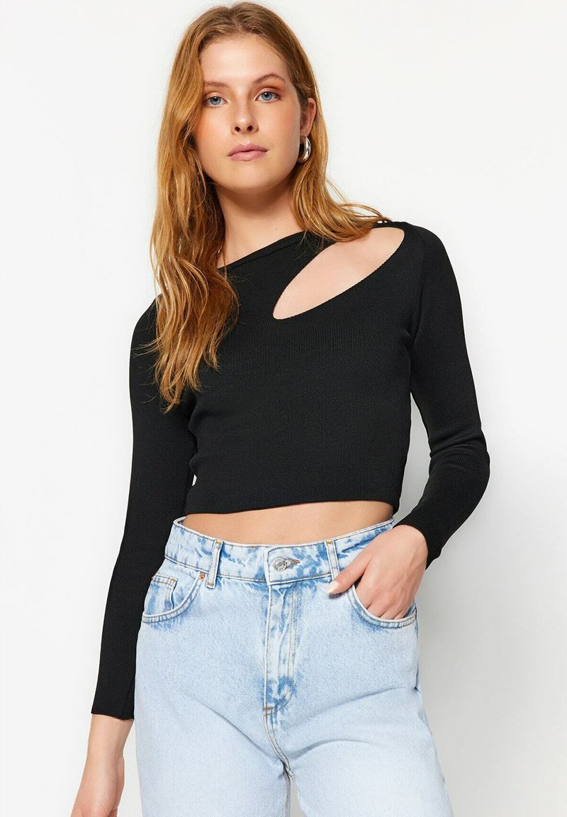 Trendyol Trui zwart Trendyol Trui zwart