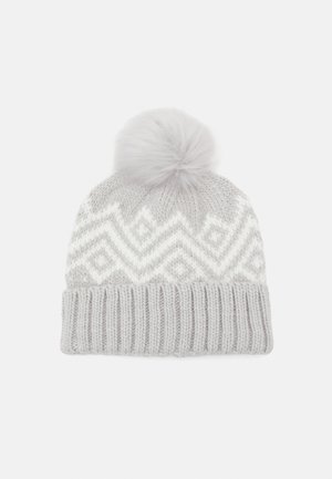 Mütze - light grey/white