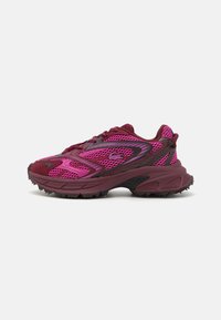 Unselected, burgunder/pink