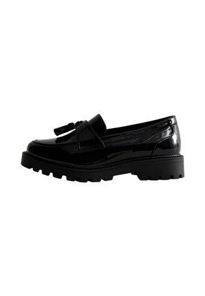 WIDE FIT CHUNKY TASSEL - Slip-ons - black
