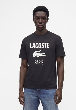 Lacoste, T-shirt imprimé - black