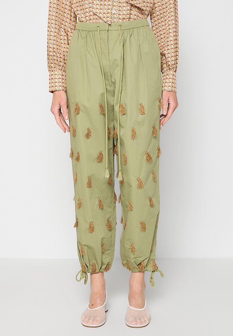 TORY BURCH Broek lichtgroen