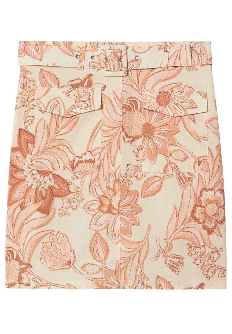 Mango Minirok beige Mango Minirok beige