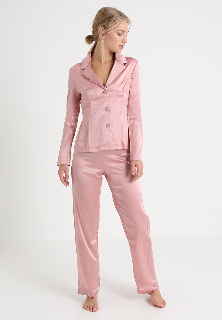 La Perla LONG PAJAMAS SHORT VERSION SET Pyjama pink powder/rose