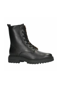 Manfield MIT CHUNKY SOHLE - Bottines à plateau - schwarz