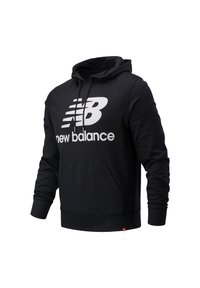 New Balance - ESSENTIALS STACKED LOGO PO  - Hoodie - black Miniatyrbilde 1