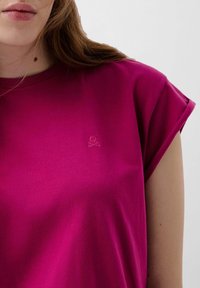 Scalpers SKULL TEE - Tricou basic - bouganville