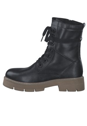 Marco Tozzi ELEGANTE - Plateaustiefelette - black comb