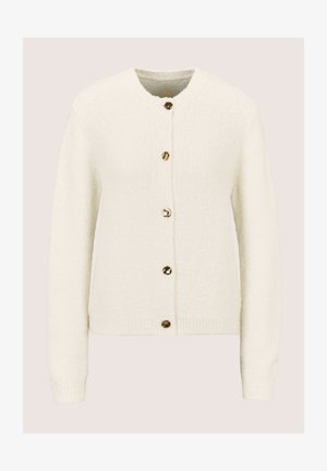 MADELEINE, MADELEINE STRICKJACKE WEICHE STRICKJACKE MIT ZIERKNÖPFEN - Gilet - wool white