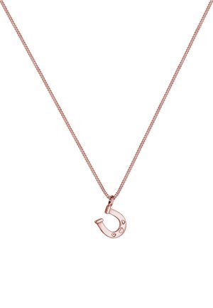 HUFEISEN HERZ  - Halsband - rosegold-coloured