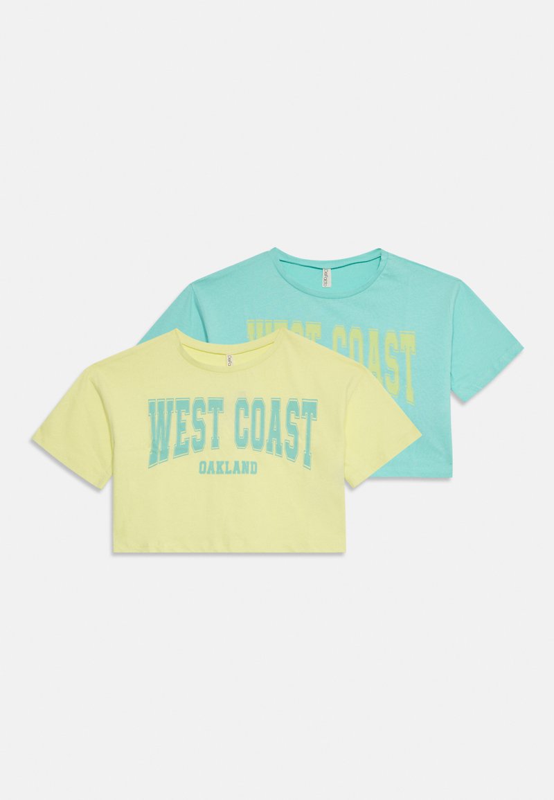 DeFacto T-shirt print geel