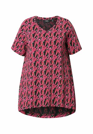 Ulla Popken, T-shirt print - black