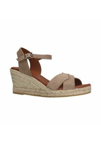 Manfield High heeled sandals - taupe
