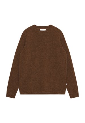 WOOD WOOD WWBECKET CREW PULLOVER  - Pullover - terra brown