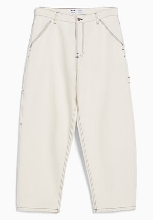 Relaxed fit -farkut - white