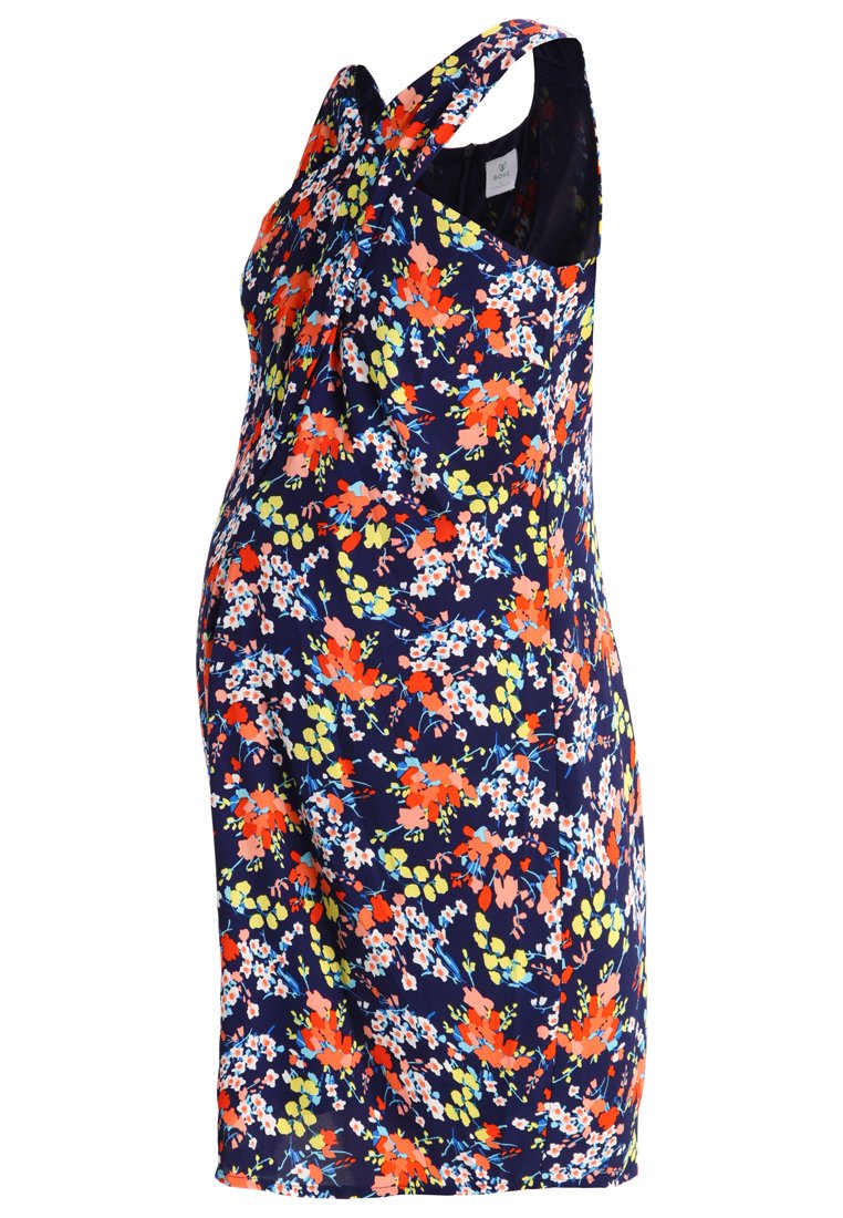 Spring Maternity Jurk donkerblauw Spring Maternity Jurk donkerblauw