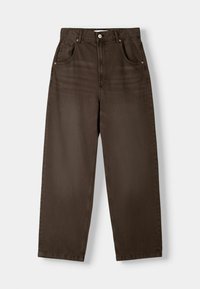 SUPER BAGGY - Relaxed fit jeans - brown