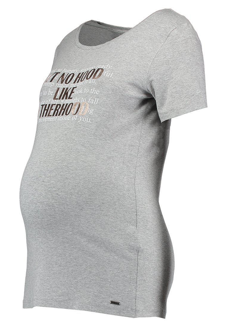 love2wait T-shirt print grijs