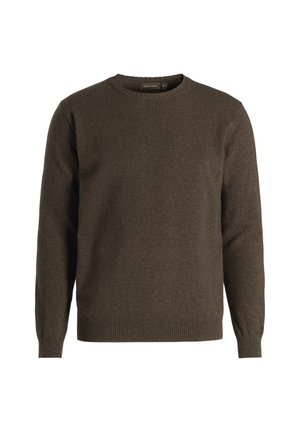 Oscar Jacobson LUKE ROUNDNECK - Trui - dusk brown