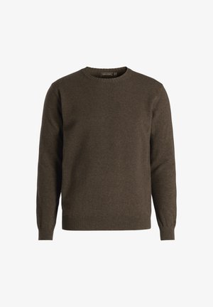 Oscar Jacobson LUKE ROUNDNECK - Neule - dusk brown