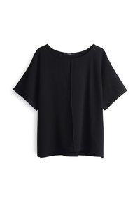 LOOSE FIT CRINKLED - T-shirt basic - black