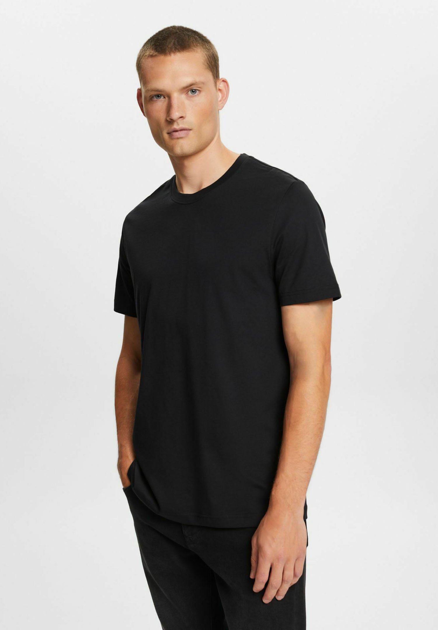 Esprit black lace shirt main image 1