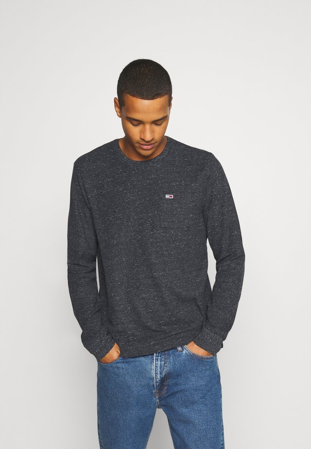 POCKET TEE - T-shirt à manches longues - black heather