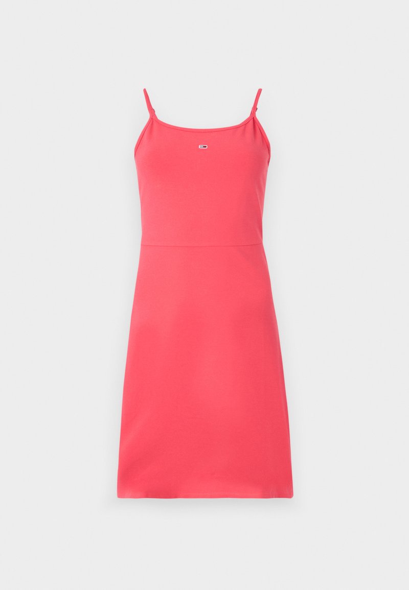 Tommy Jeans Jerseyjurk donkerroze