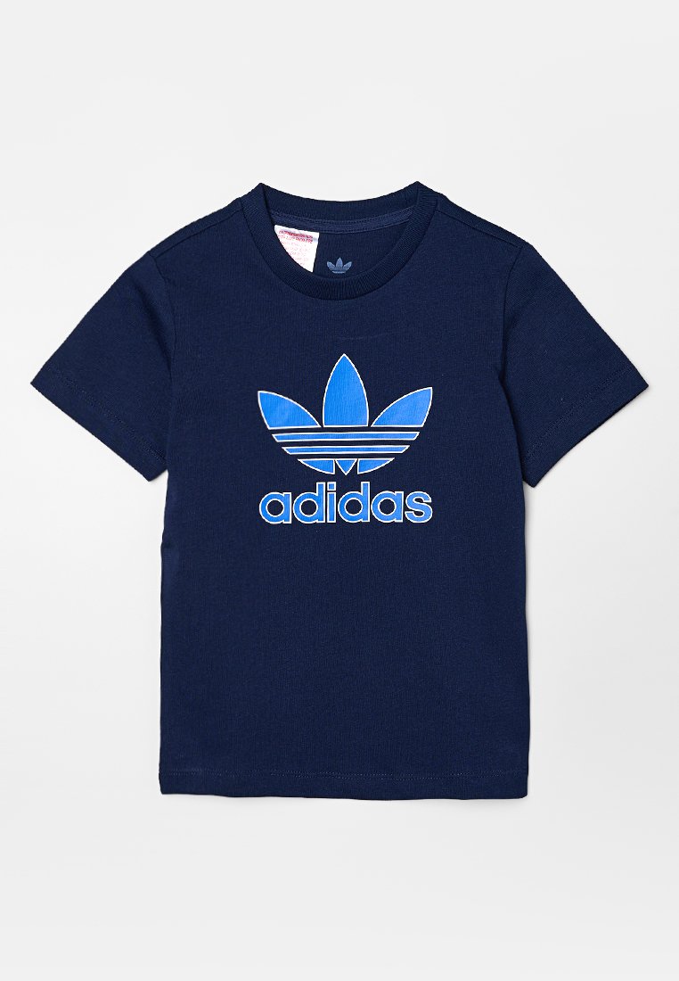 adidas Originals T-shirt print donkerblauw adidas Originals T-shirt print donkerblauw