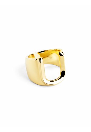 PERSONALIZED LETTER SIGNET - Ringar - letra u oro
