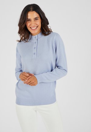 BOUTONNÉ - Pullover - bleu grisé