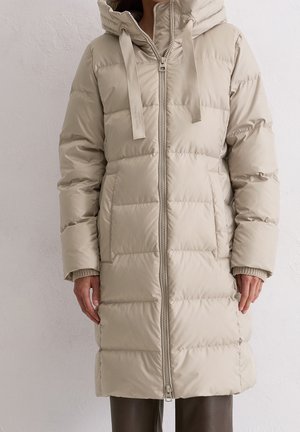 Abrigo de plumas - beige